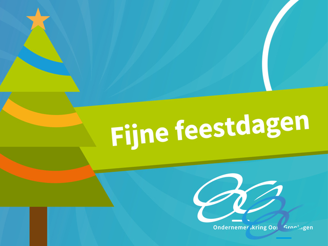 Fijne feestdagen en een gelukkig nieuwjaar!